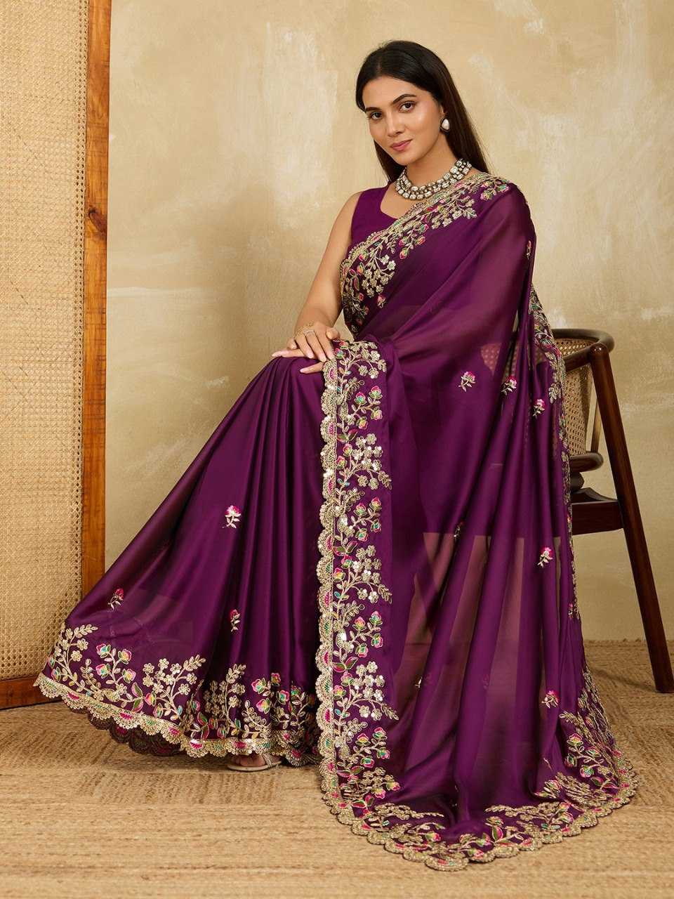 Rangoli Silk Embroidered Sarees